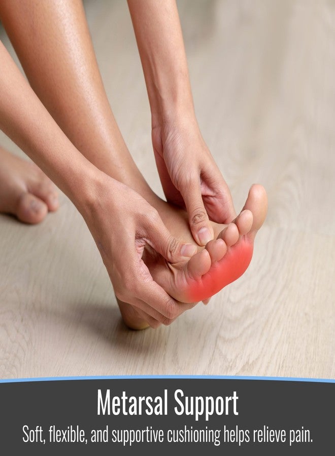 Steins Ultimate Comfort Gel Metatarsal Heel Pads for Shoes Women | Premium Ball of The Foot Shoe Inserts | All-Day Relief Anti-Slip Grip, One-Size-Fits-All Heel Inserts for Women (W) Clear - 4/pk - Image 5